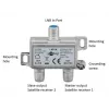 Διαχωριστής καλωδίου Goobay SAT Priority Splitter