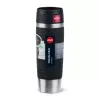 EMSA Travel Mug Waves Grande 500 ml μαύρο, ανοξείδωτο ατσάλι