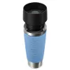 EMSA Travel Mug Waves Grande 500 ml μπλε, ανοξείδωτο ατσάλι