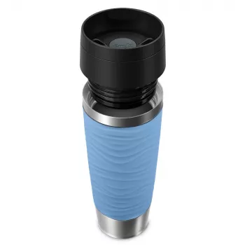 EMSA Travel Mug Waves Grande 500 ml μπλε, ανοξείδωτο ατσάλι