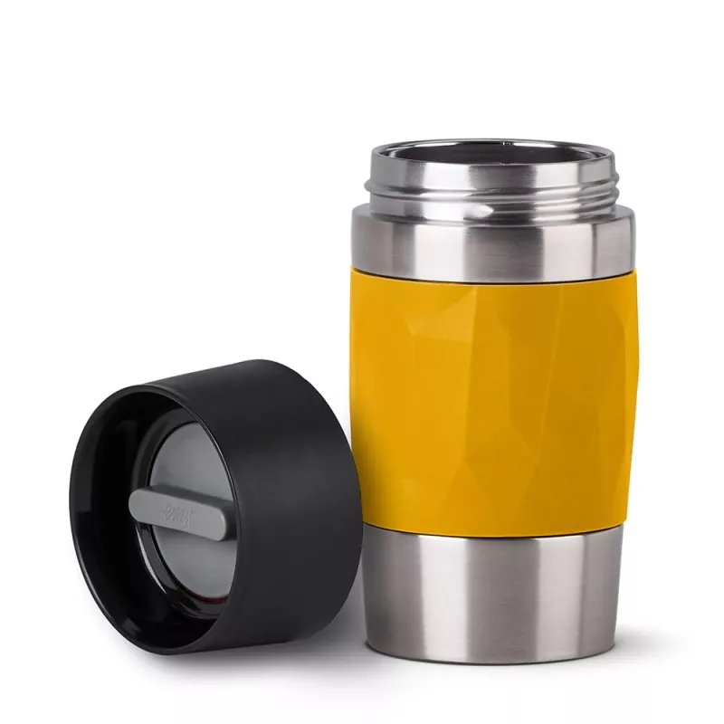EMSA Travel Mug Compact 300 ml ανοξείδωτο ατσάλι, κίτρινο