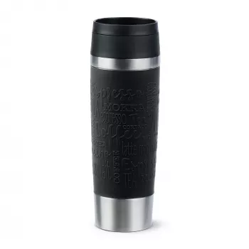 EMSA Travel Mug Classic N2022000 ποτήρι ταξιδιού 500 ml μαύρο, ανοξείδωτο ατσάλι ανοξείδωτο ατσάλι