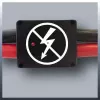 Κροκοδειλάκια Einhell BT-BO 25/1 A LED SP 3,5 m Κόκκινο/Μαύρο