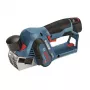 Bosch GHO 12V-20 Professional επαναφορτιζόμενο πλάνη, 12 V, πλάτος πλανίσματος 56 mm, χωρίς μπαταρία και φορτιστή, σε L-BOXX, μπλε/μαύρο