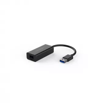 Kensington UA0000E προσαρμογέας USB-A Ethernet – μαύρο, ενσύρματο, USB, Ethernet, 5000 Mbit/s, μαύρο