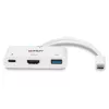 Lindy μετατροπέας USB 3.2 Type-C σε HDMI με θύρα USB Type-A και Power Delivery