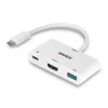 Lindy μετατροπέας USB 3.2 Type-C σε HDMI με θύρα USB Type-A και Power Delivery