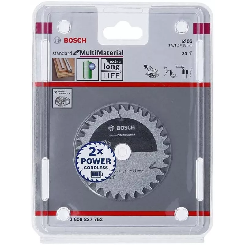 Bosch ‎2608837752 Δίσκος κοπής 8,5 cm 1 τεμ.