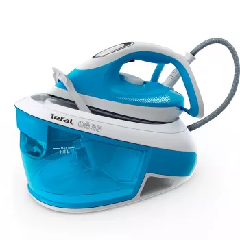 Tefal Express Airglide SV8002 1,8 L πλάκα σιδερώματος Durilium Airglide μπλε, λευκό