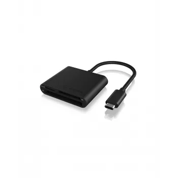 ICY BOX IB-CR301-C3 αναγνώστης καρτών USB 3.2 Gen 1 (3.1 Gen 1) Type-C μαύρο