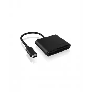 ICY BOX IB-CR301-C3 αναγνώστης καρτών USB 3.2 Gen 1 (3.1 Gen 1) Type-C μαύρο