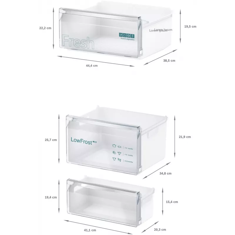 Siemens iQ100 KI87VNSE0 δίπορτο ψυγείο, 270 l (200 l + 70 l), ενεργειακή κλάση E
