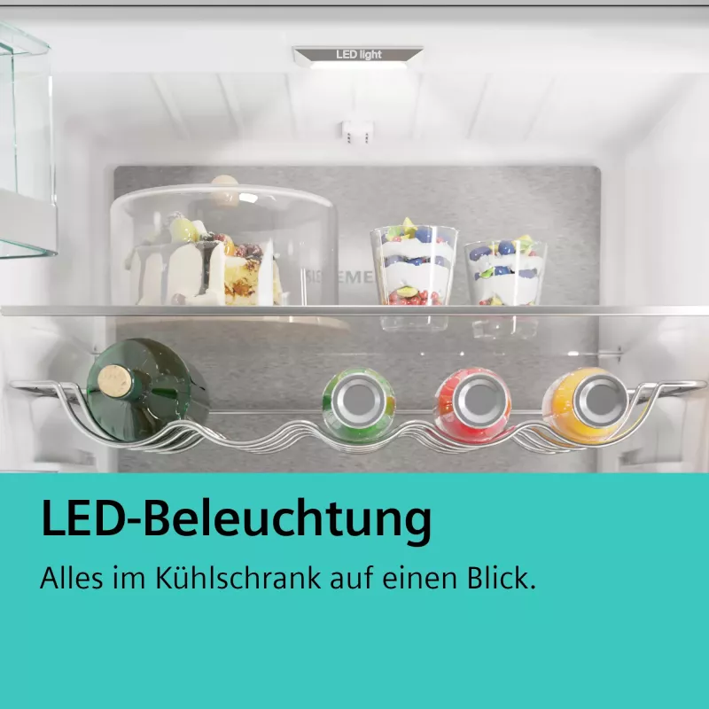 Siemens iQ100 KI87VNSE0 δίπορτο ψυγείο, 270 l (200 l + 70 l), ενεργειακή κλάση E