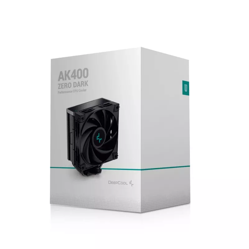 DEEPCOOL Ak400 Zero Dark ψύκτρα επεξεργαστή αέρα 12 cm – μαύρο