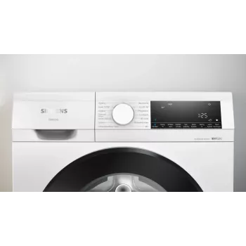 Siemens iQ500 WG34G2070 Πλυντήριο ρούχων μπροστινής φόρτωσης 8 kg 1400 U/min Λευκό