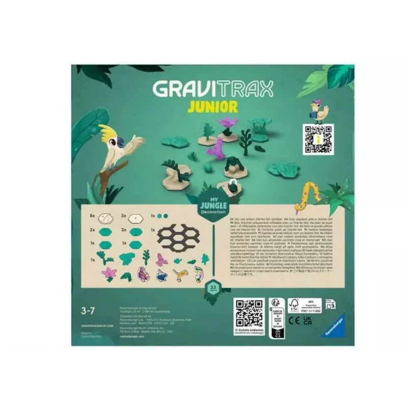 Επιτραπέζιο παιχνίδι Ravensburger GraviTrax Junior (Μοντέλο 23747) — για παιδιά από 3 ετών