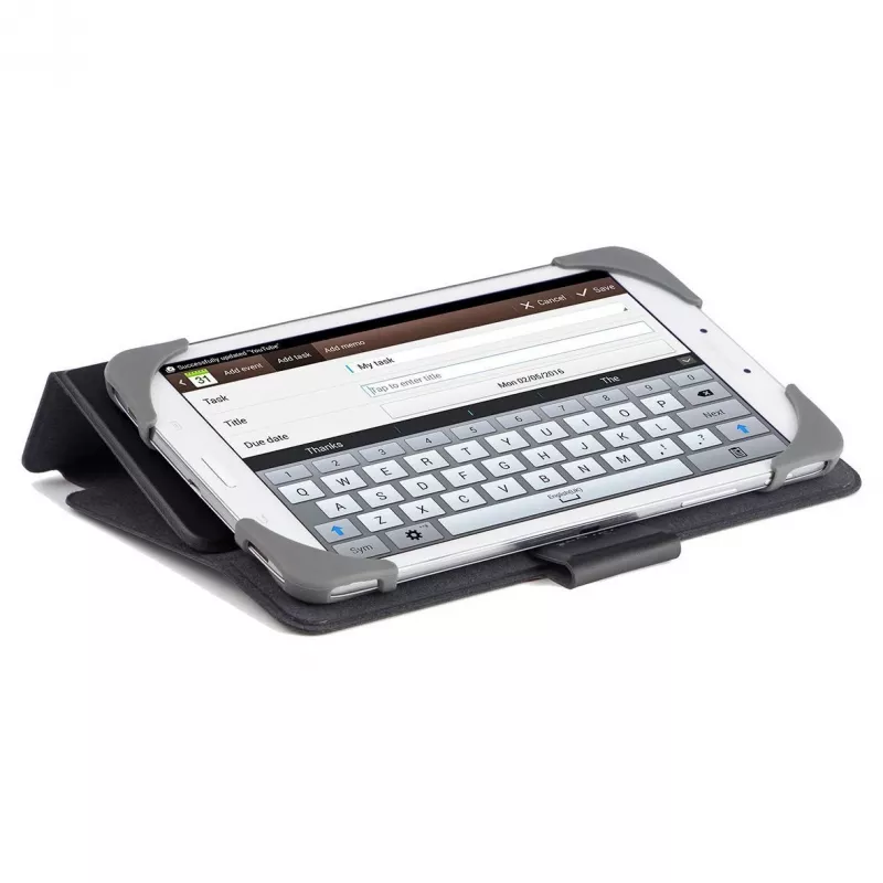 Targus SafeFit Rotating Universal THZ643GL θήκη flip για tablet 7–8 ιντσών, πολυουρεθάνη, μαγνητικό κλείσιμο, μαύρη
