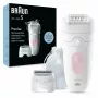 Αποτριχωτική συσκευή Braun Silk-épil 5 5-030 28 τσιμπίδες ροζ λευκό