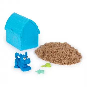Παιδικό σετ Kinetic Sand Spinmaster Kinetic Sand Doggie Dig με φόρμα, πολύχρωμο, από 5 ετών