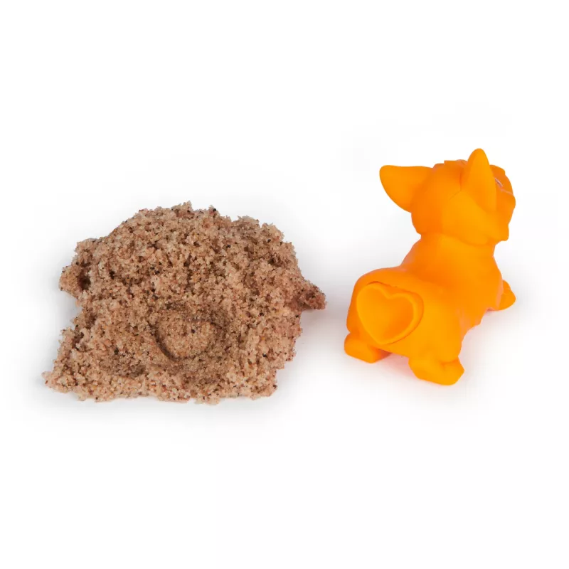 Παιδικό σετ Kinetic Sand Spinmaster Kinetic Sand Doggie Dig με φόρμα, πολύχρωμο, από 5 ετών