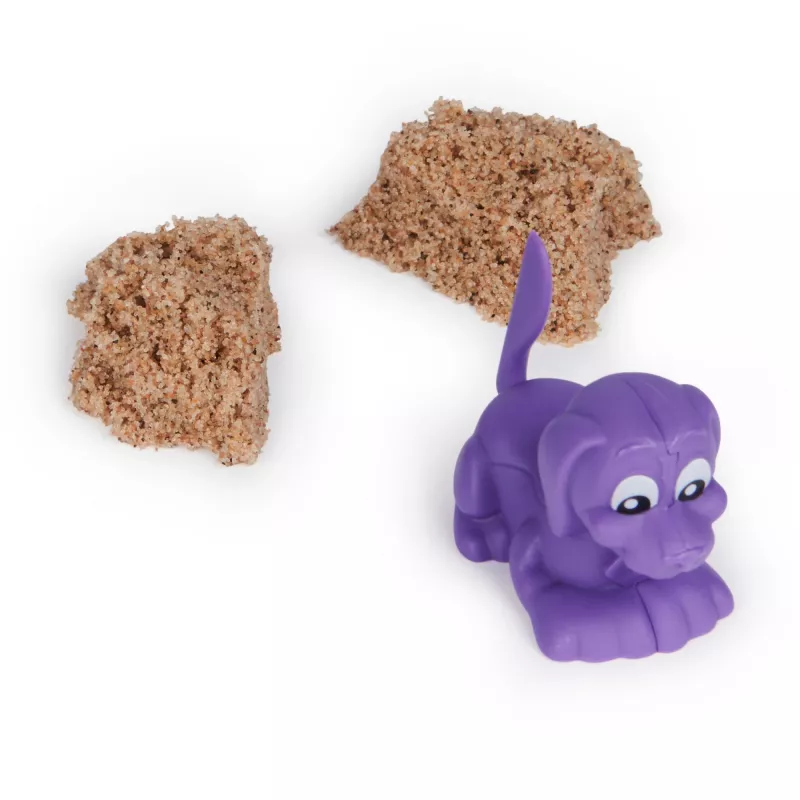 Παιδικό σετ Kinetic Sand Spinmaster Kinetic Sand Doggie Dig με φόρμα, πολύχρωμο, από 5 ετών