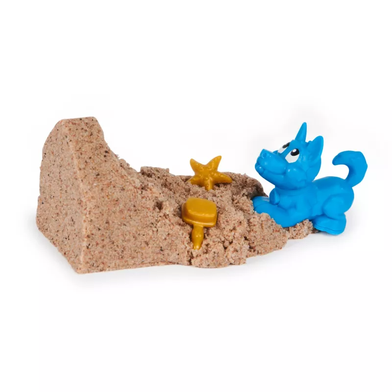 Παιδικό σετ Kinetic Sand Spinmaster Kinetic Sand Doggie Dig με φόρμα, πολύχρωμο, από 5 ετών