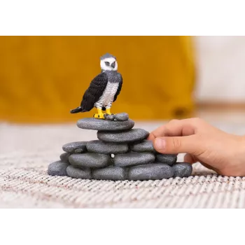 schleich WILD LIFE Harpyie, 3 ετών, δάσος, άγρια ζώα / παιχνίδι περιπέτειας, μαύρο, λευκό, κίτρινο, πλαστικό