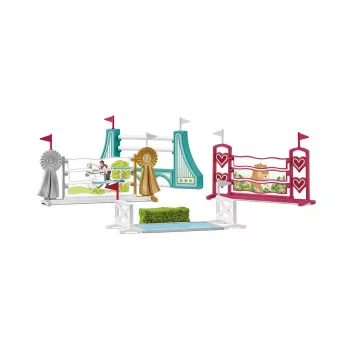 Φράχτης με φιγούρες Schleich HORSE CLUB 42612 Πολύχρωμο
