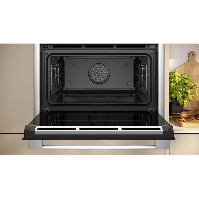 Neff C24FS31N0 Ατμομάγειρας Medium Μαύρο, Ανοξείδωτο ατσάλι Αφής