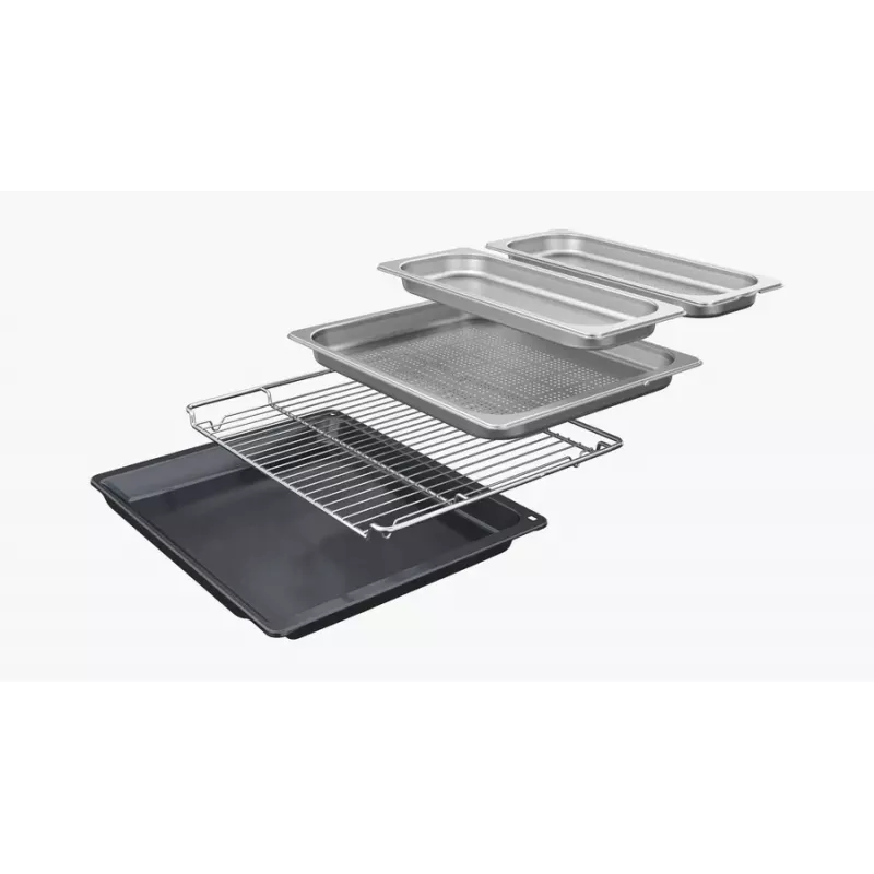 Neff C24FS31N0 Ατμομάγειρας Medium Μαύρο, Ανοξείδωτο ατσάλι Αφής