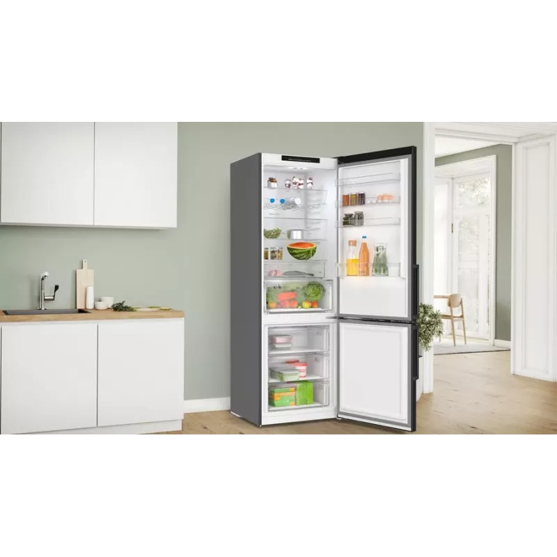Bosch Serie 4 KGN49VXCT Ψυγειοκαταψύκτης Ελεύθερος 440 l Ανοξείδωτο ατσάλι