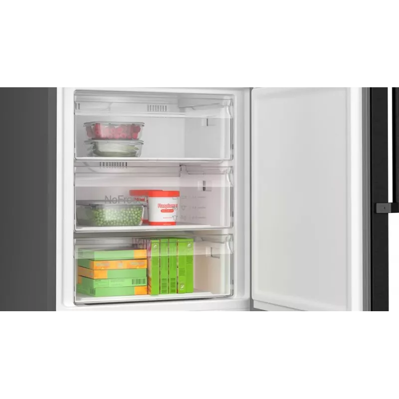 Bosch Serie 4 KGN49VXCT Ψυγειοκαταψύκτης Ελεύθερος 440 l Ανοξείδωτο ατσάλι