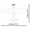 Παιχνίδι κατασκευών Cobi Cessna 172 Skyhawk Λευκό κιτ