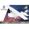 Παιχνίδι κατασκευών Cobi Cessna 172 Skyhawk Λευκό κιτ