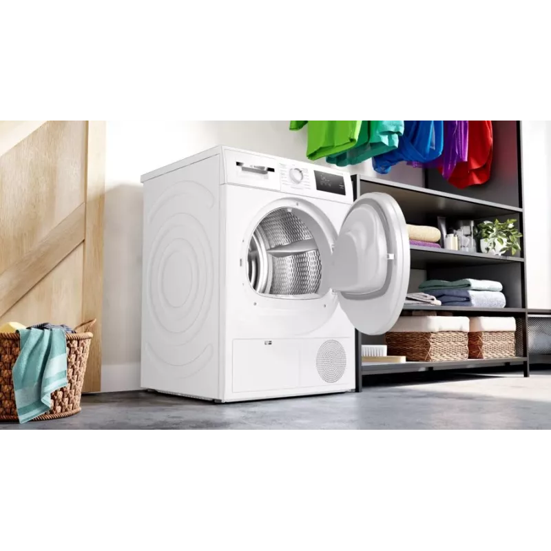 Bosch Serie 4 WTH83003 Στεγνωτήριο ρούχων ελεύθερο μπροστινής φόρτωσης 7 kg λευκό