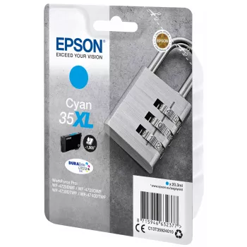 Μελανοταινία Epson Padlock Singlepack Cyan 35XL DURABrite Ultra Ink