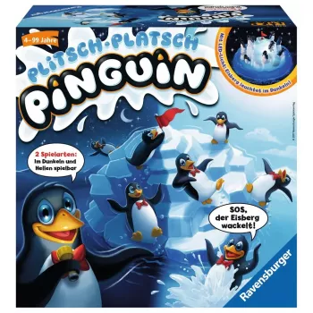Ravensburger 213252 Plitsch-Platsch Pinguin παιχνίδι επιδεξιότητας, από 4 ετών