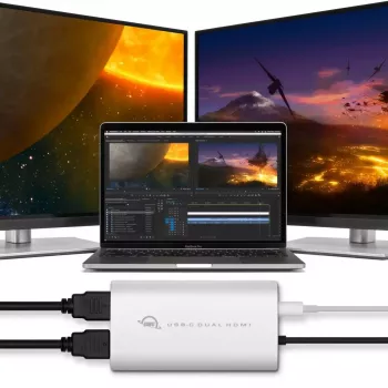 USB προσαρμογέας γραφικών OWC CADPDL2HDMI 3840 x 2160 Pixel ασημί