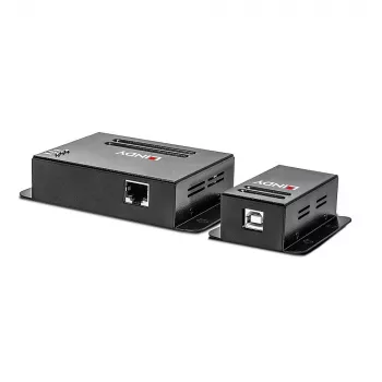 Lindy 50m επέκτασης USB 2.0 Cat.6 4 θυρών, πομποδέκτης δικτύου, 50 m, 480 Mbit/s, Cat5, Cat5e, Cat6, NS1021, φωσφορούχος μπρούντζος