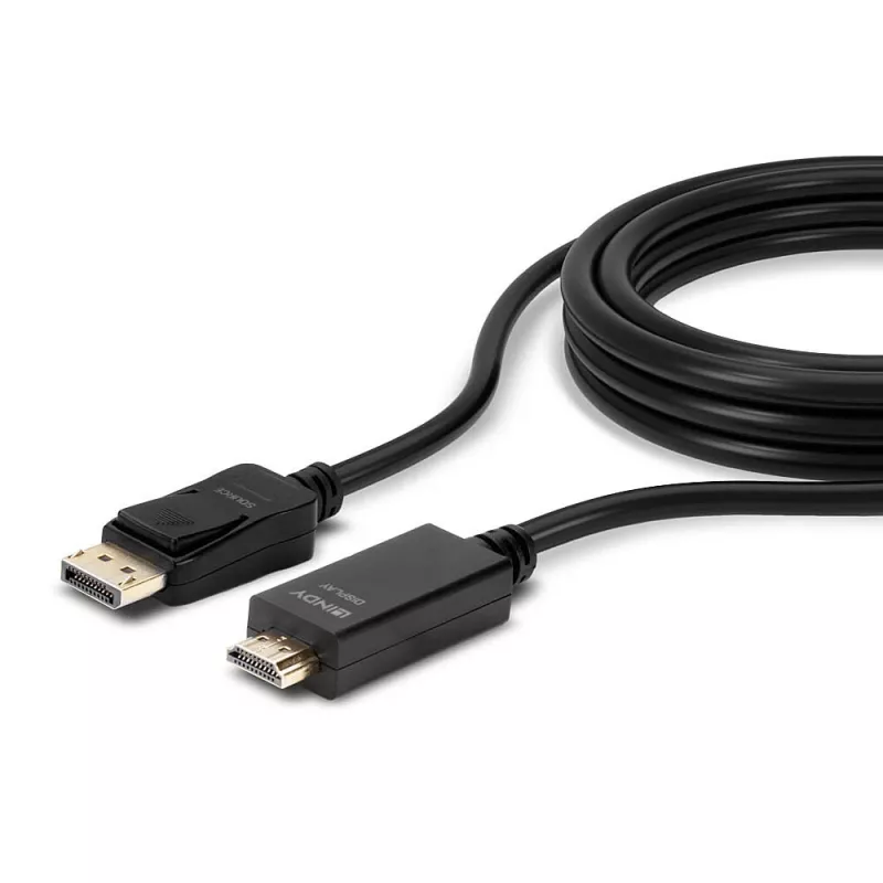 Lindy 2m καλώδιο DisplayPort σε HDMI 10.2G