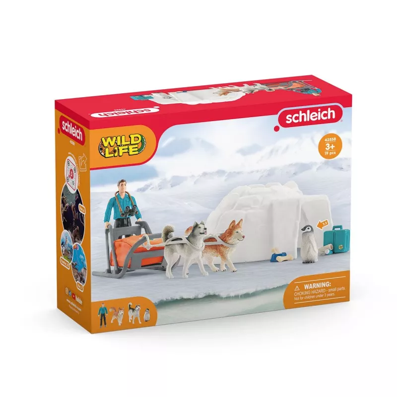 Zoo Schleich WILD LIFE αποστολή στην Ανταρκτική πολύχρωμο 42558