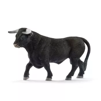 schleich FARM WORLD μαύρος ταύρος, 3 ετών, αγρόκτημα, ζώα αγροκτήματος / παιχνίδι αγροκτήματος, πολύχρωμο, πλαστικό, 1 τεμάχιο