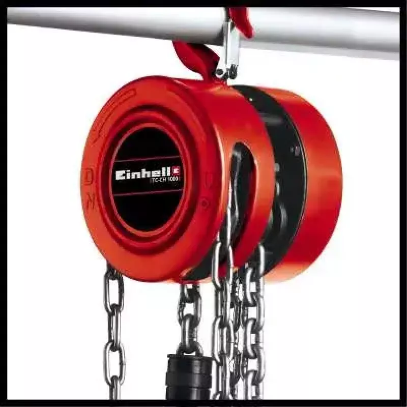 Παλάγκο αλυσίδας Einhell TC-CH 1000 1000 kg 2,5 m κόκκινο ασημί