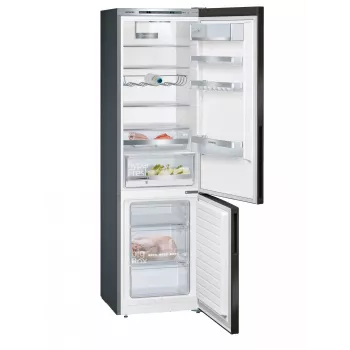 Siemens iQ500 KG39E8XBA ελεύθερο ψυγείο με θάλαμο κατάψυξης, 343 L (249 L + 94 L), 201 cm, ενεργειακή κλάση B, μαύρο / ανοξείδωτο ατσάλι