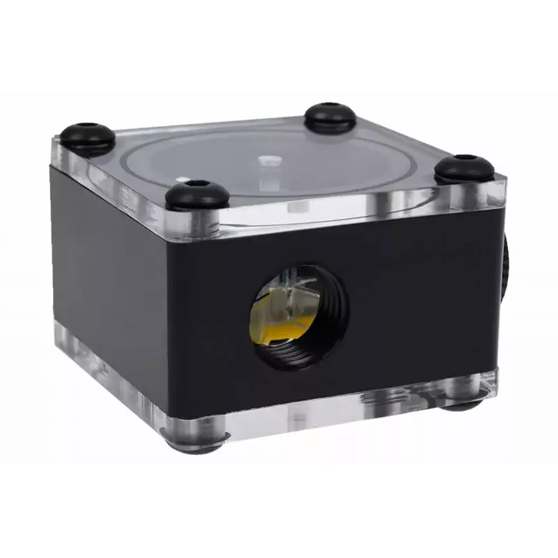 Alphacool Eisfluegel δείκτης ροής G1/4, τετράγωνος, ακετάλη, μαύρο