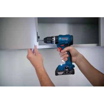 Bosch GSB 18V-45 Professional δραπανοκατσάβιδο κρουστικό μπαταρίας, 18 V, 45 Nm, τσοκ 13 mm, χωρίς μπαταρία, L-BOXX, μπλε/μαύρο