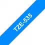 Ταινία ετικετών Brother TZe535 12mm λευκό σε μπλε