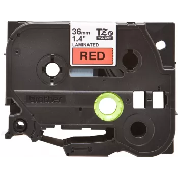 Ταινία πλαστικοποίησης Brother TZe461 36 mm μαύρο σε κόκκινο