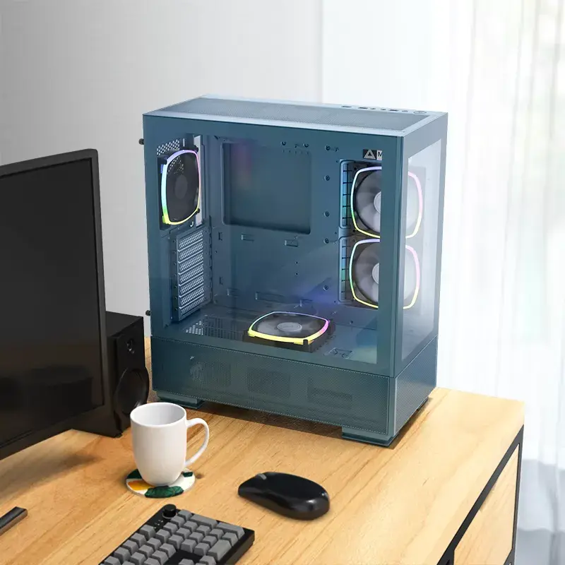 Κουτί PC Montech SKY TWO Midi Tower μπλε