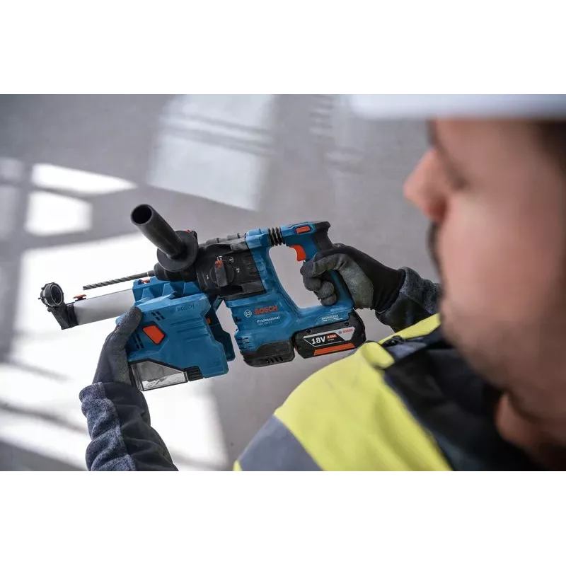 Bosch GDE 18V-12 Professional εξάρτημα απορρόφησης σκόνης μπαταρίας, 18 V, μέγ. Ø τρυπανιού 10 mm, χωρίς μπαταρία, μπλε